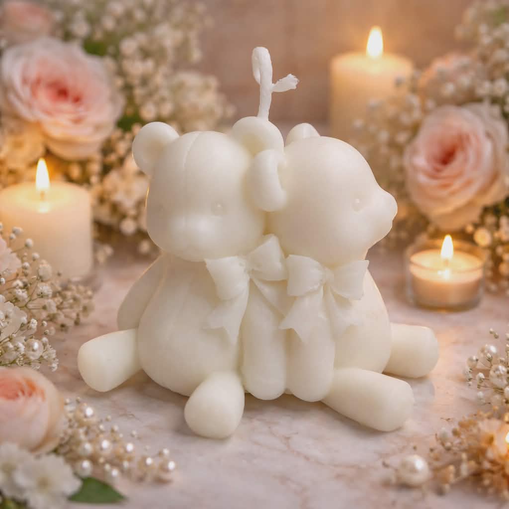 Teddy Bears 100% Eco Natural Soy Wax Candle