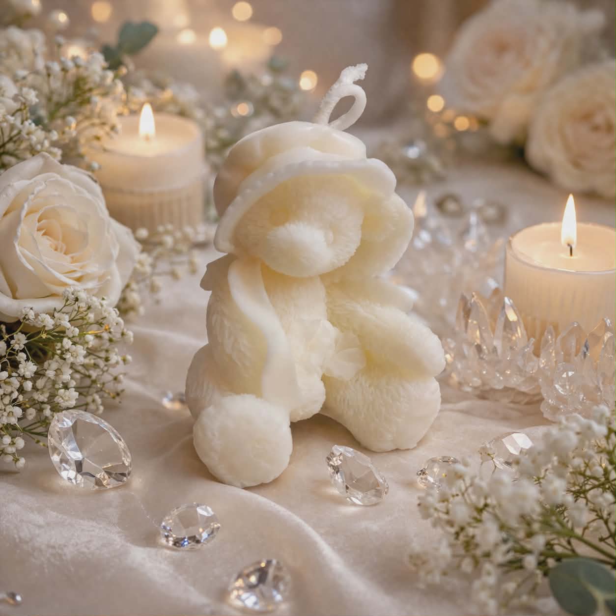 Teddy Bear 100% Eco Natural Soy Wax Candle