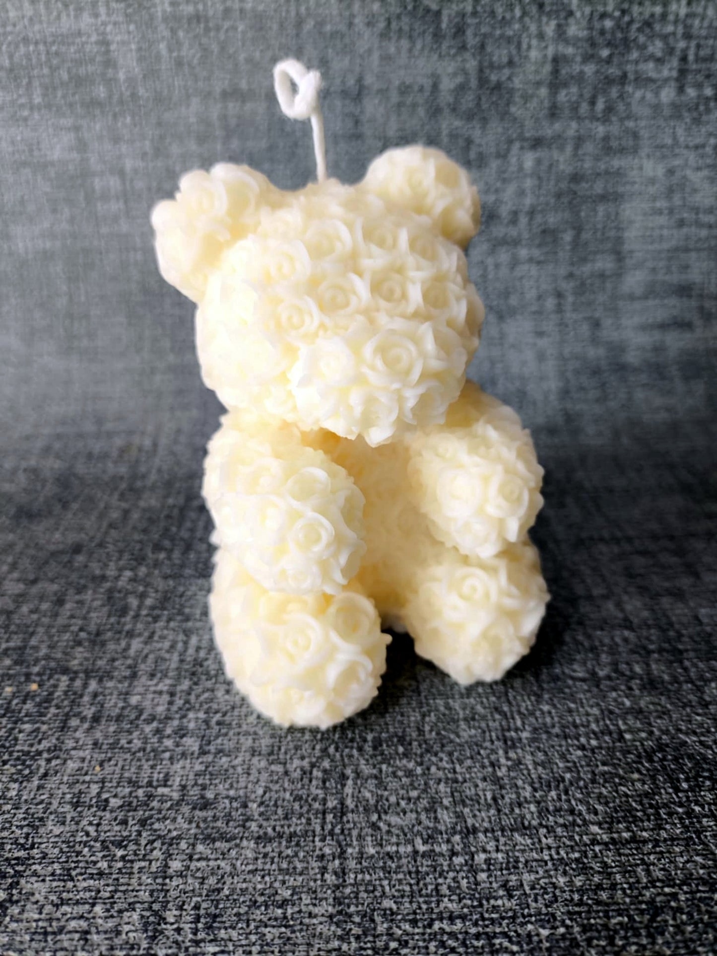 Rose Teddy Bear 100% Eco Natural Soy Wax Candle