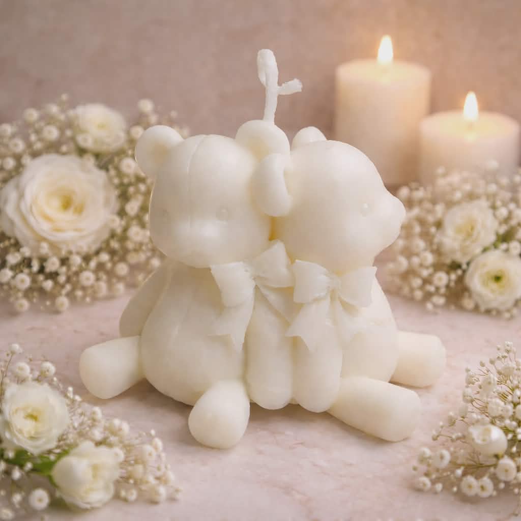 Teddy Bears 100% Eco Natural Soy Wax Candle