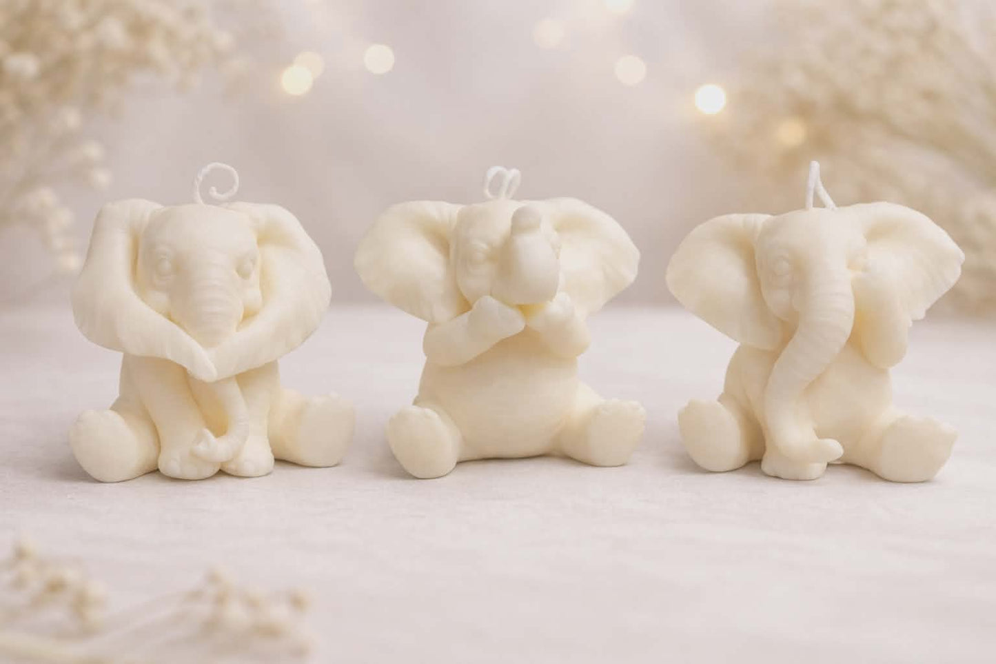 Sitting Elephant 100% Eco Natural Soy Wax Candle