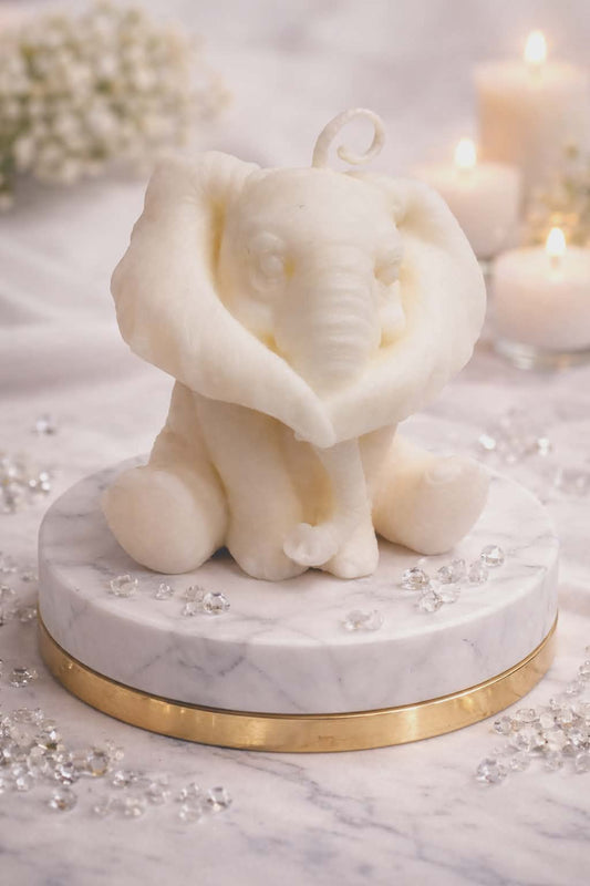 Sitting Elephant 100% Eco Natural Soy Wax Candle